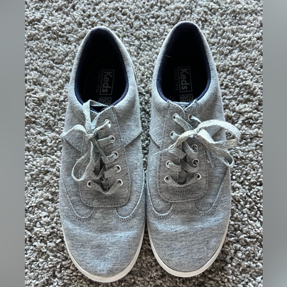 Gray Dreams Memory Foam Rise Keds Sneakers Women’s Size 8